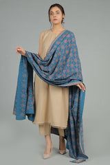 EMBROIDERED  KARANDI LAWN SHAWL