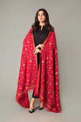 EMBROIDERED  KARANDI LAWN SHAWL