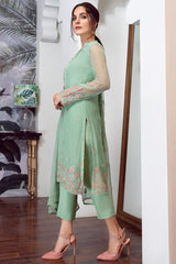 EMBROIDERED CHIFFON 2 PCS SUIT