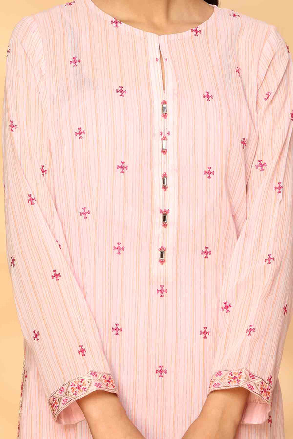PRET EMBROIDERED  SWISS LAWN 2 PC