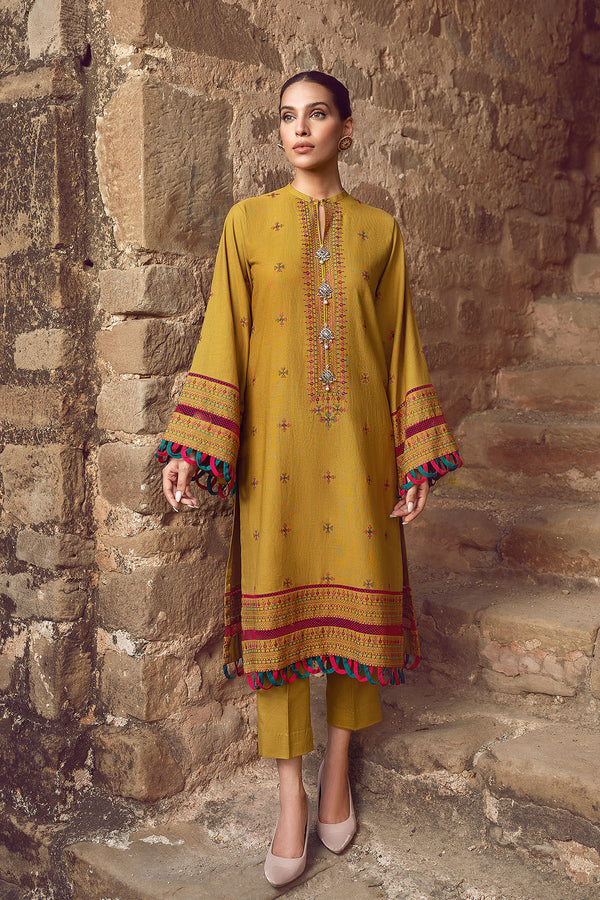 EMBROIDERED  KHADDAR 2PCS