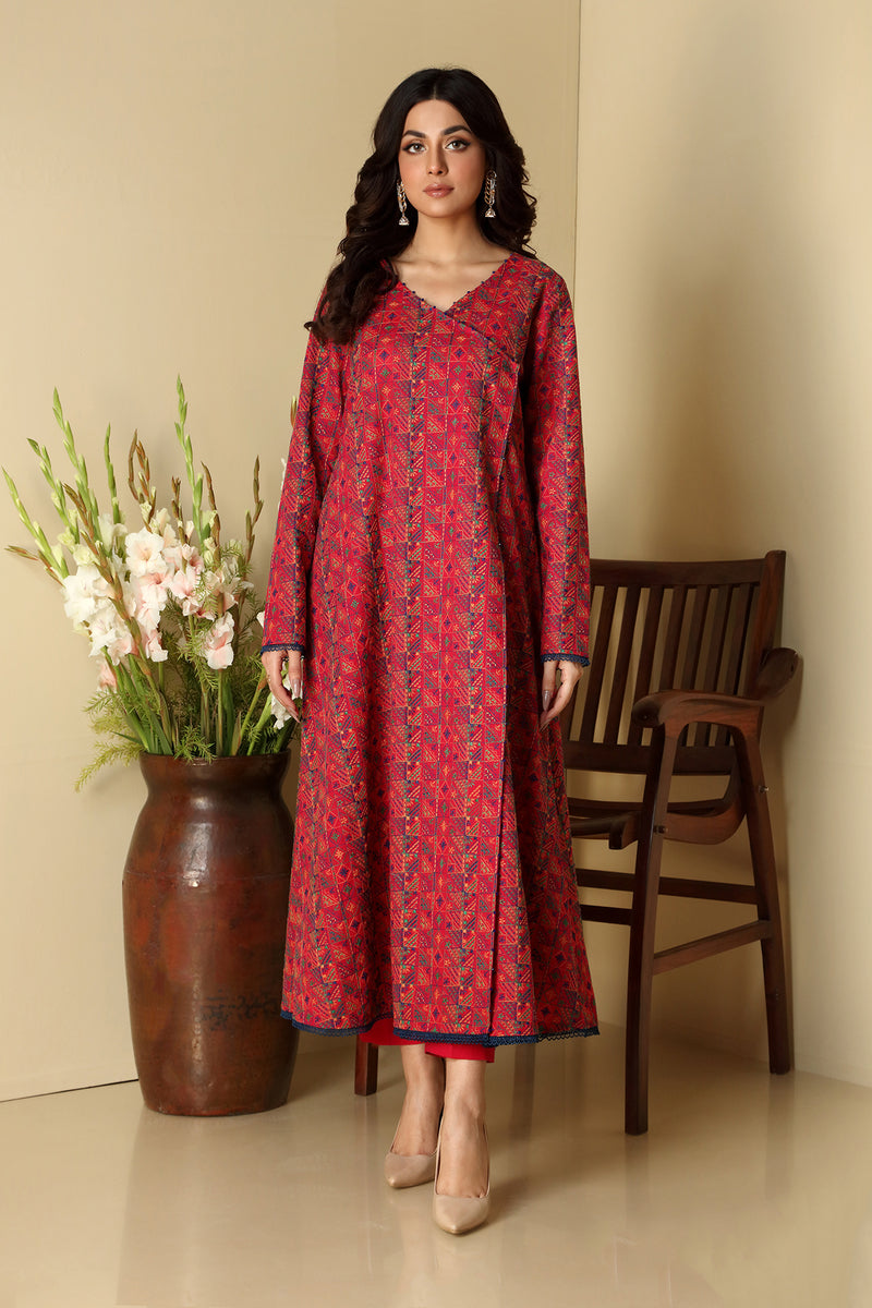EMBROIDERED KARANDI LAWN 3PCS