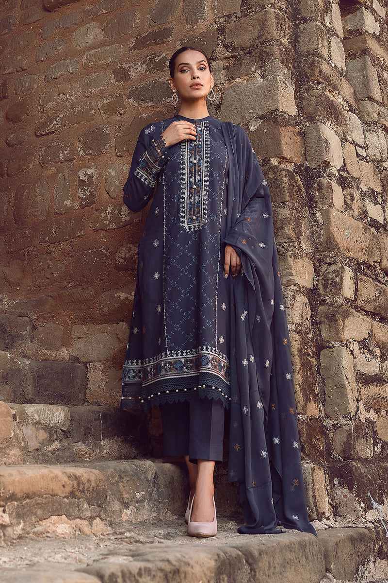 EMBROIDERED KAHADDAR 3PCS