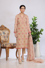 EMBROIDERED  POLYESTER NET 2 PCS