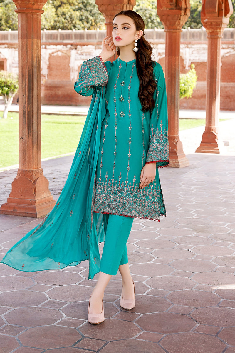 EMBROIDERED LAWN 3 PCS