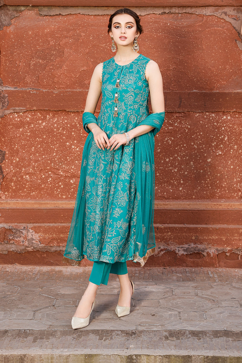 EMBROIDERED  POLYESTER NET 2 PCS