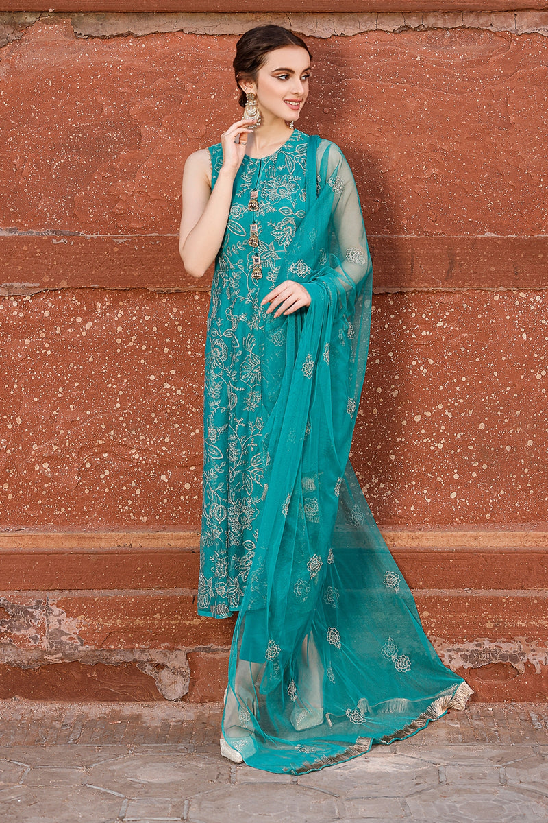EMBROIDERED  POLYESTER NET 2 PCS