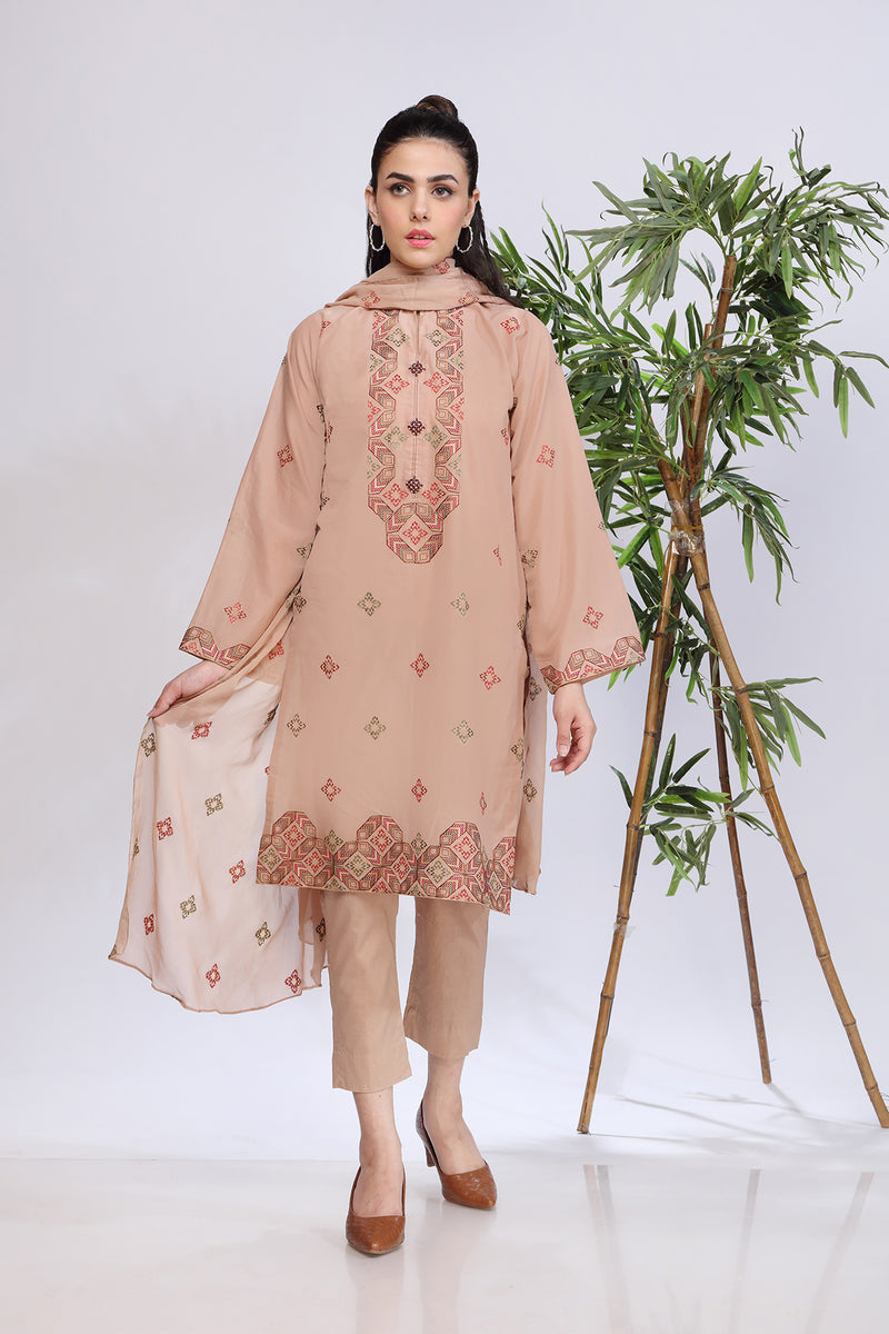 EMBROIDERED  LAWN 2 PCS