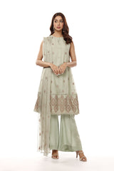 EMBROIDERED  CHIFFON 2 PCS