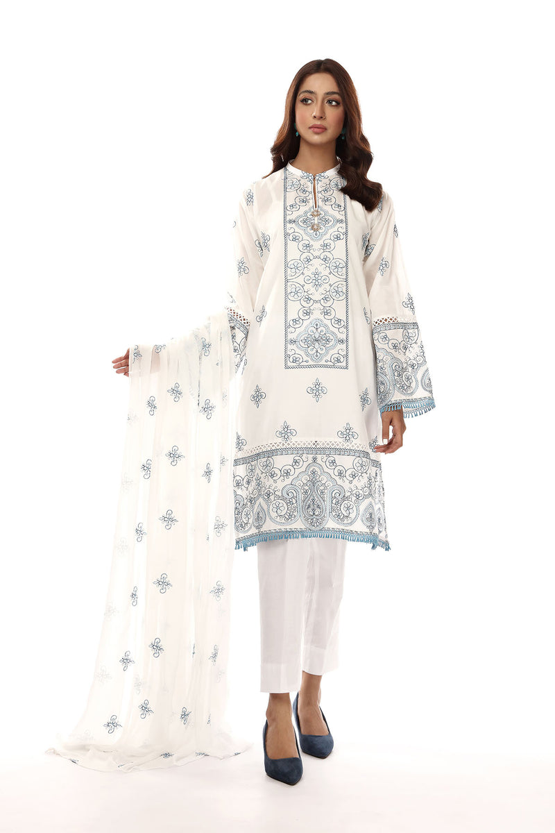 EMBROIDERED  LAWN 2 PCS