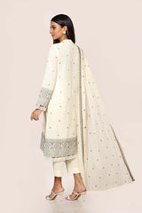 EMBROIDERED COTTON KARANDI 3PCS