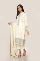 EMBROIDERED COTTON KARANDI 3PCS