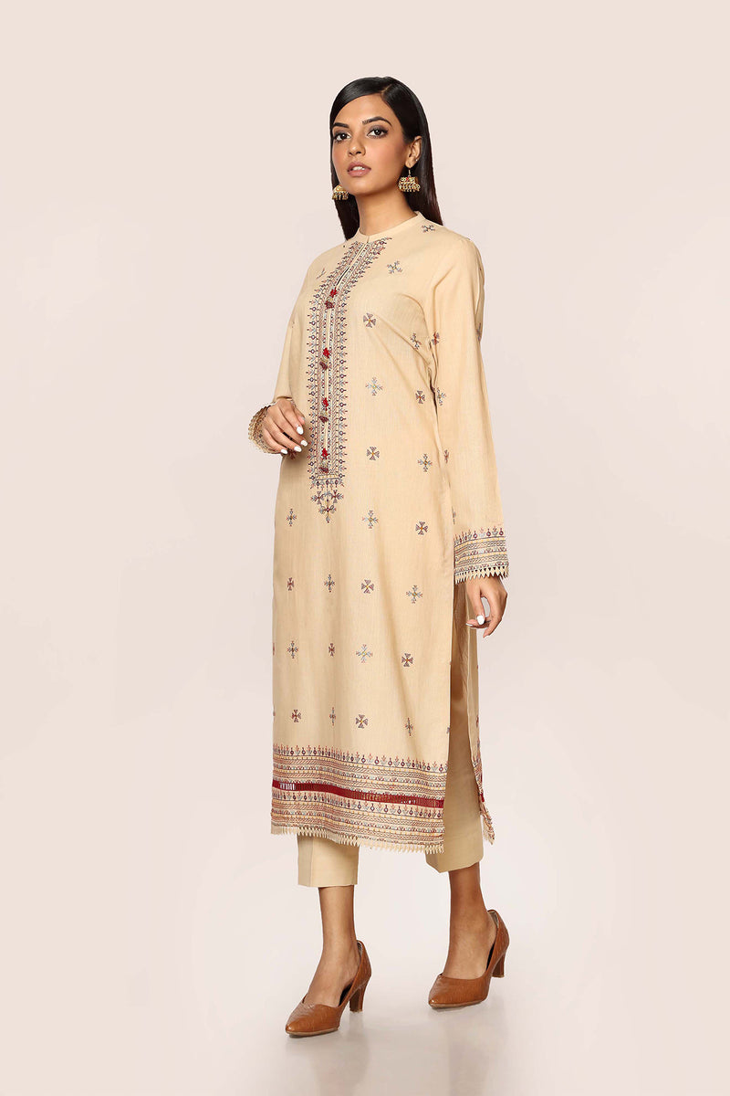 EMBROIDERED  KHADDAR 2PCS