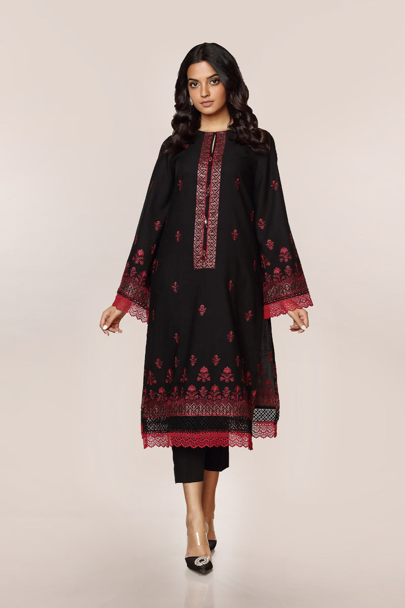 EMBROIDERED  KHADDAR 2PCS