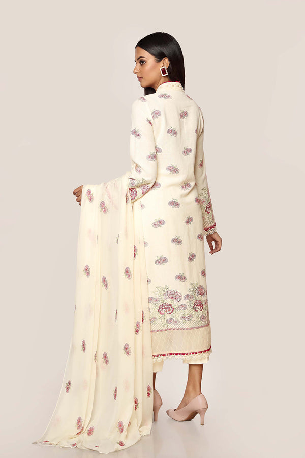 EMBROIDERED COTTON KARANDI 3PCS