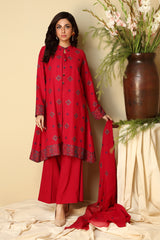 EMBROIDERED COTTON KARANDI 3PCS