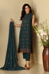 EMBROIDERED COTTON KARANDI 3PCS