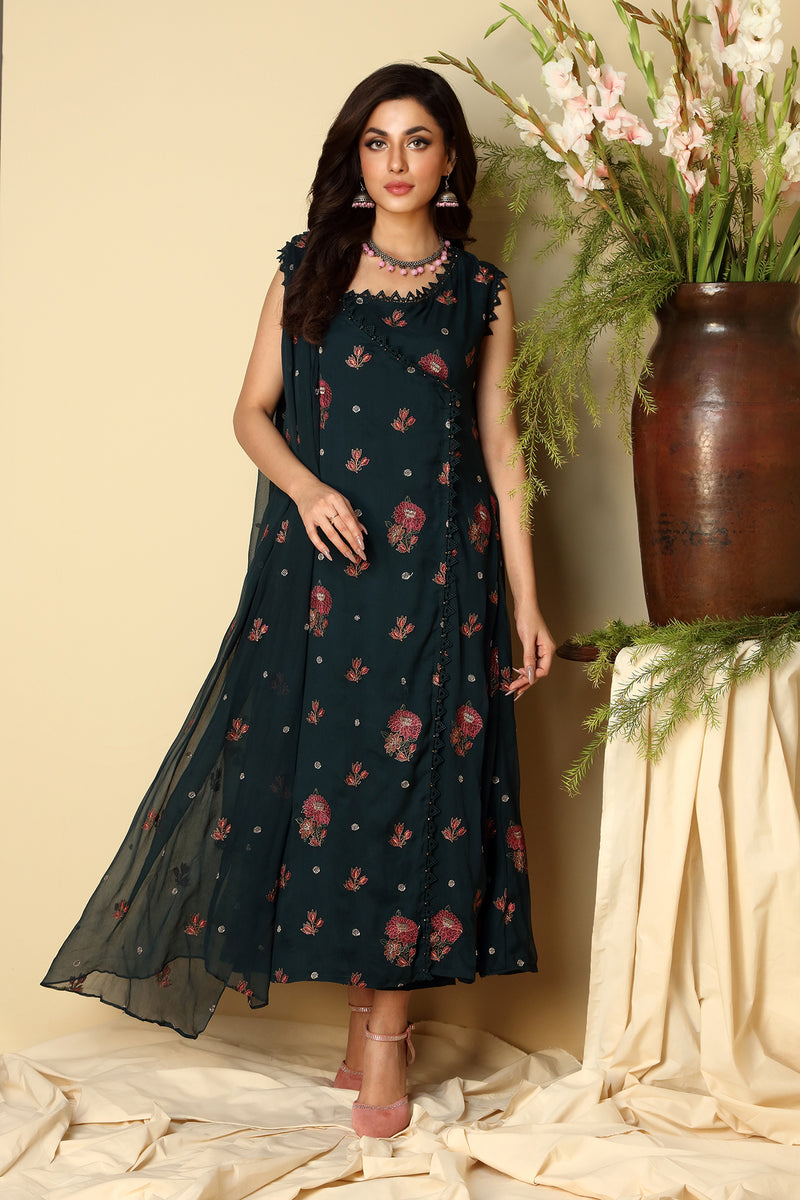 EMBROIDERED CHIFFON 2 PCS