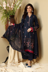 EMBROIDERED COTTON KARANDI 3PCS