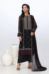 EMBROIDERED CHIFFON 2 PCS (UNSTITCHED)