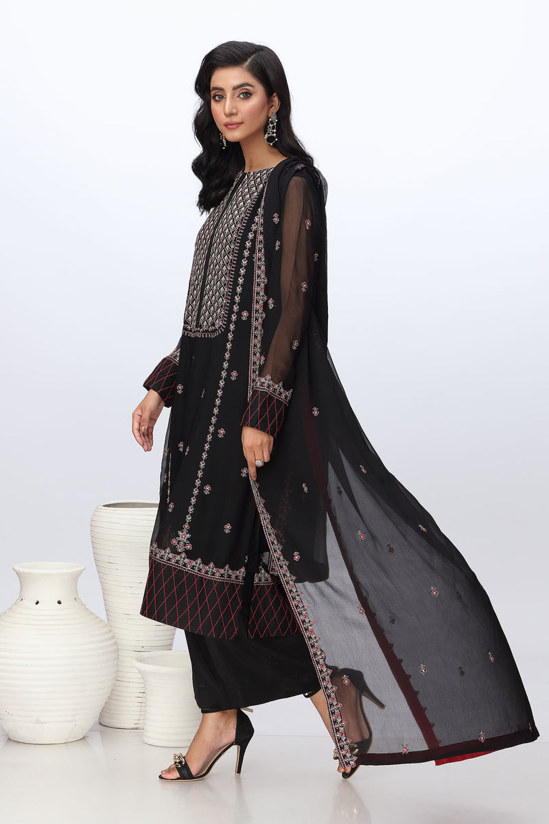 EMBROIDERED CHIFFON 2 PCS (UNSTITCHED)