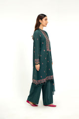 EMBROIDERED COTTON KARANDI  3 PCS (UNSTITCHED)