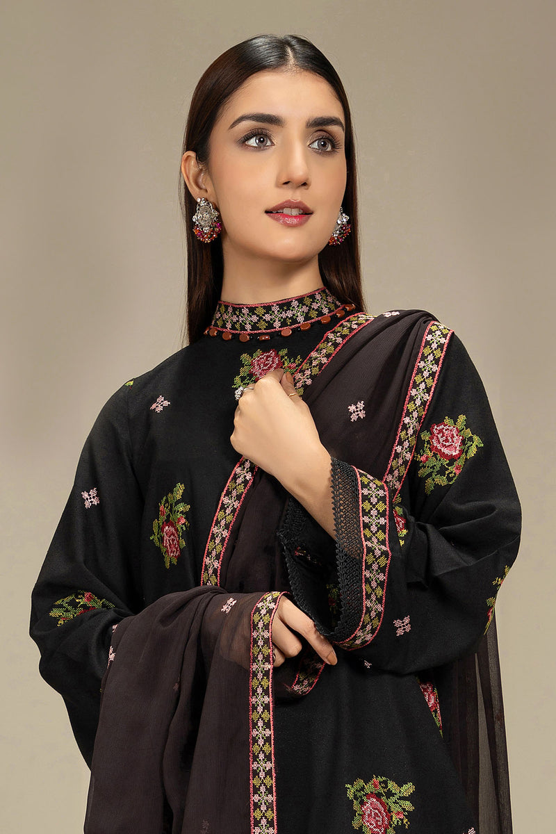 EMBROIDERED  KARANDI LAWN 3PCS (UNSTITCHED)