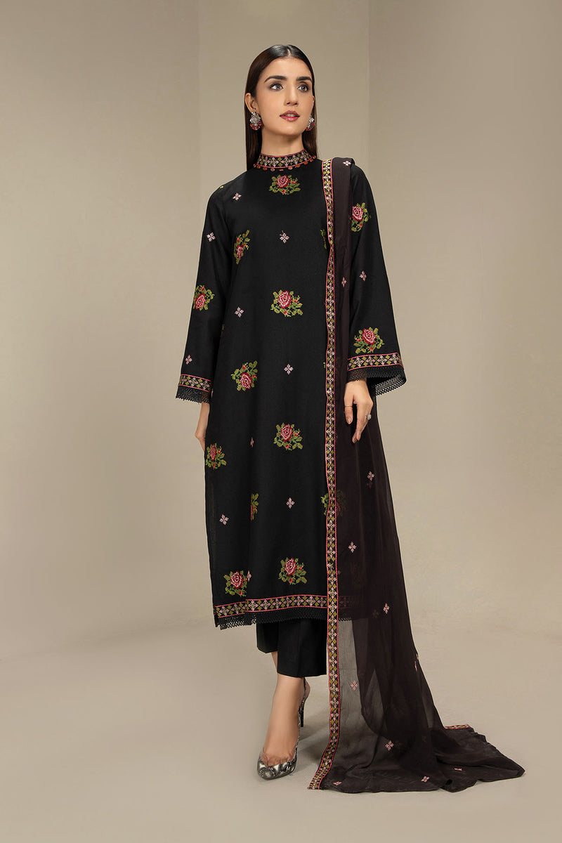 EMBROIDERED  KARANDI LAWN 3PCS (UNSTITCHED)