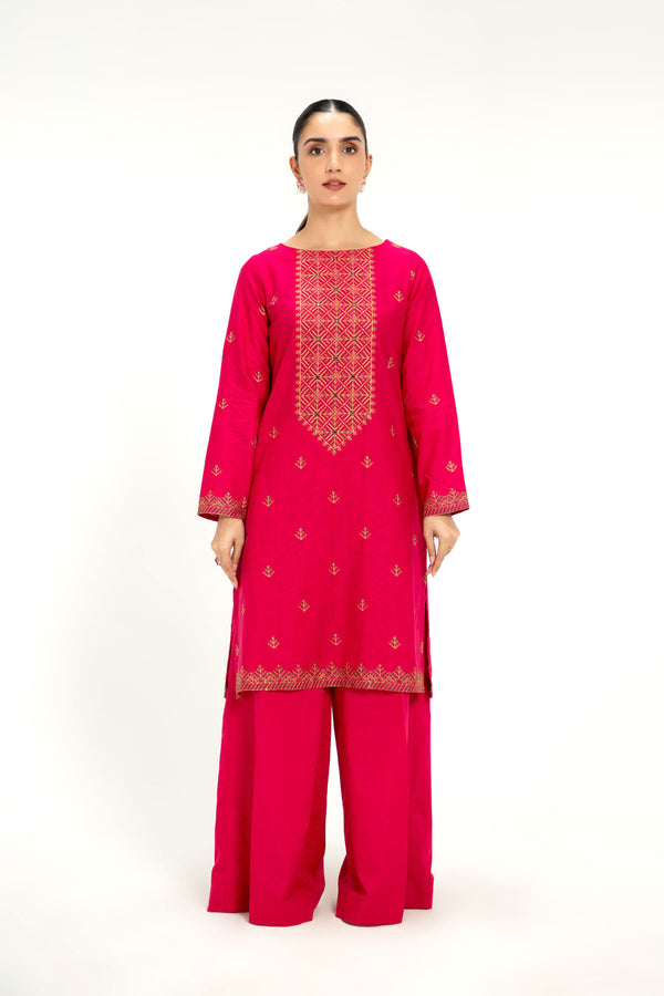 EMBROIDERED KHADDAR 2 PCS (UNSTITCHED)