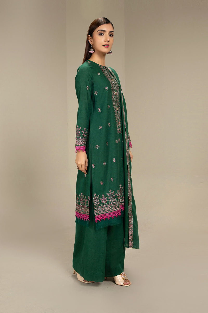 EMBROIDERED  KARANDI LAWN 3PCS (UNSTITCHED)