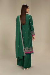 EMBROIDERED  KARANDI LAWN 3PCS (UNSTITCHED)