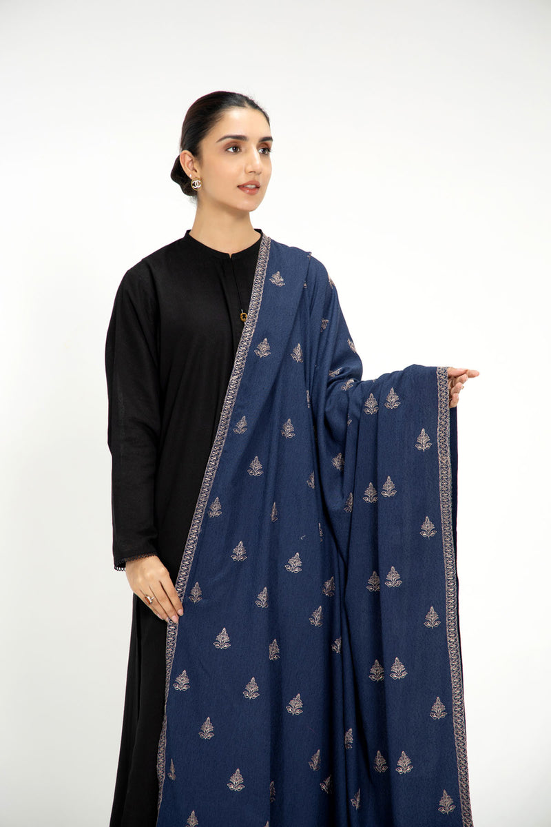 EMBROIDERED KARANDI LAWN SHAWL