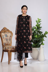 EMBROIDERED  POLYESTER NET 2 PCS