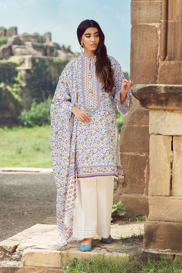 PRINTED KHADDAR 3 PCS