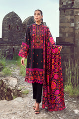 PRINTED KHADDAR 2 PCS