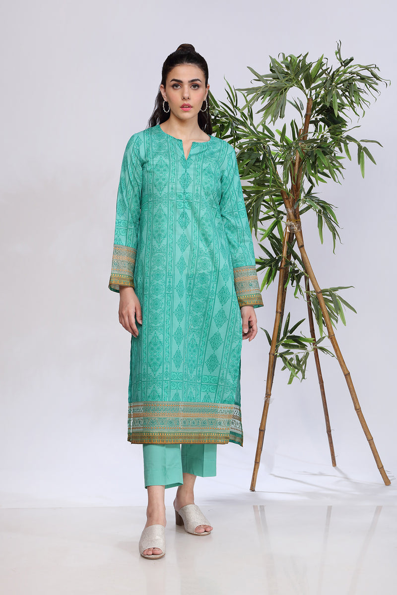 EMBROIDERED & PRINTED LAWN 2 PCS