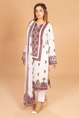 EMBROIDERED & PRINTED LAWN 2 PCS