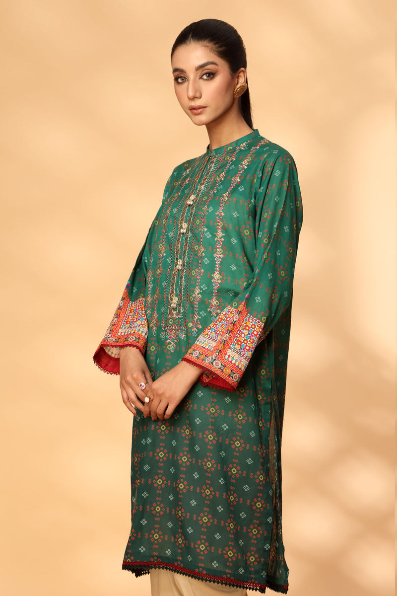 PRET EMBROIDERED & PRINTED LAWN 1 PCS