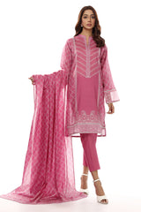 EMBROIDERED & PRINTED LAWN 2 PCS