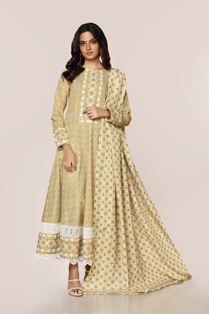 PRINTED KHADDAR 3 PCS