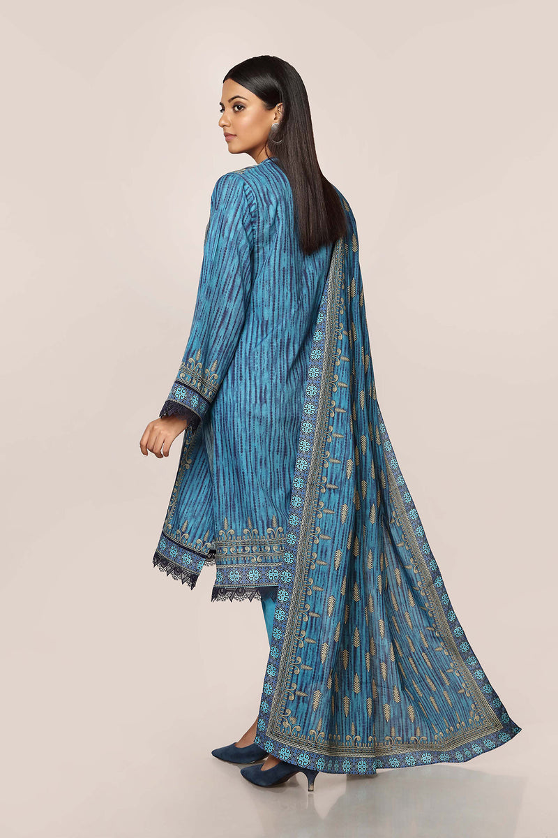 PRINTED KHADDAR 3 PCS