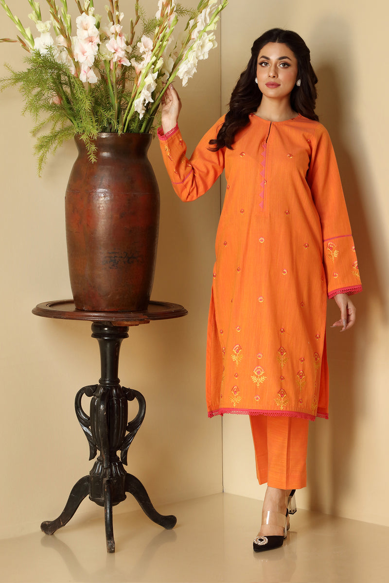 PRET EMBROIDERED KHADDAR 2 PCS