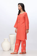 PRINTED COTTON JACQUARD 2 PCS
