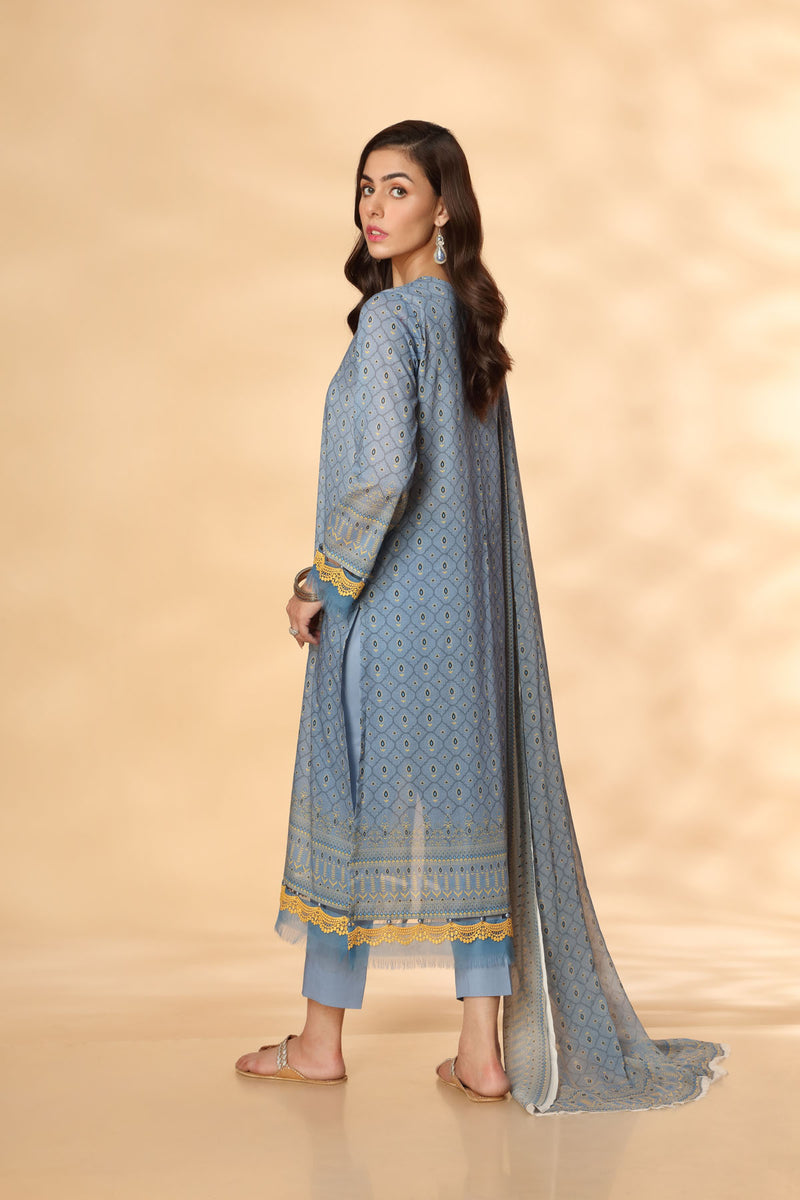 PRINTED 3 PCS  (UNSTITCHED)
