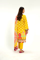 PRINTED KHADDAR 3 PCS (UNSTITCHED)