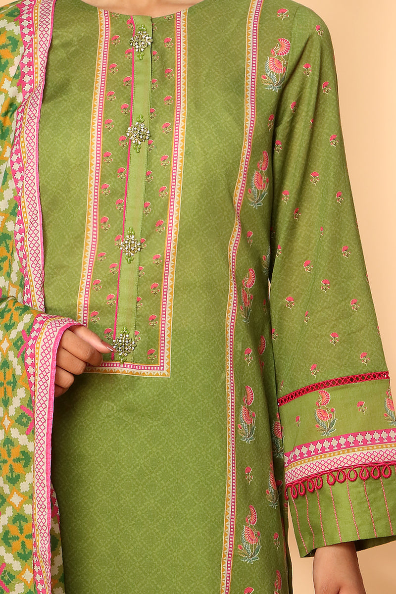 PRINTED LAWN 3 PCS (UNSTITCHED)